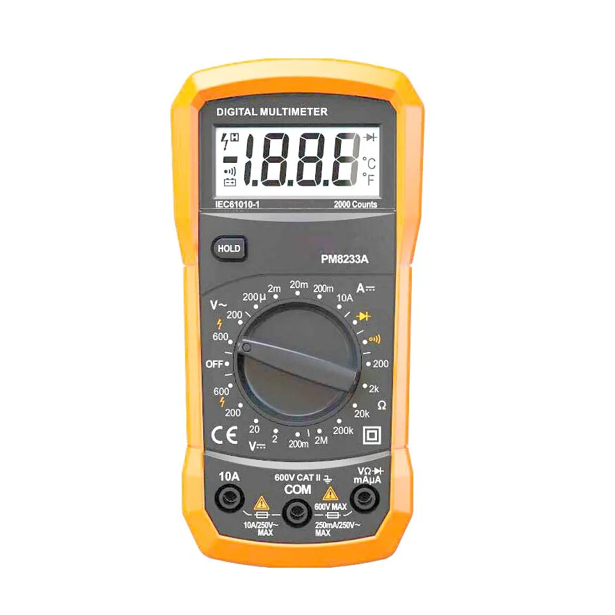 China Wimcom Portable Digital Multimeter WT-PM8233A Price