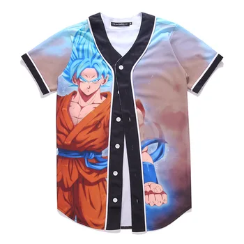 Aliexpress Naruto Impression Mens Court Actif à Manches Maillot De Baseball Chemise Buy Sublimation De Maillot De Cyclisme Personnalisé Pas