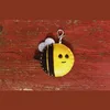 Hot new bestselling product wholesale alibaba handmade felt bumble bee keychain felt keychain made in China