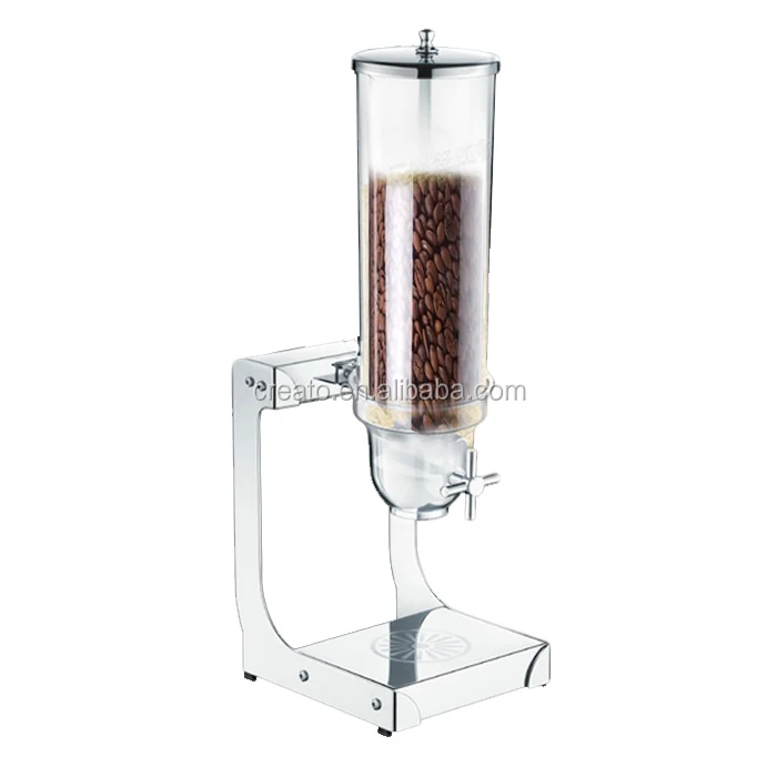 

Single head stainless steel buffet cereal dispenser