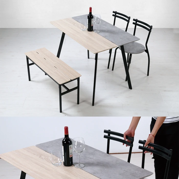 Elegant Modern Black Square Kitchen Dinner Clear Tempered Glass Table Top Metal Base Family Size