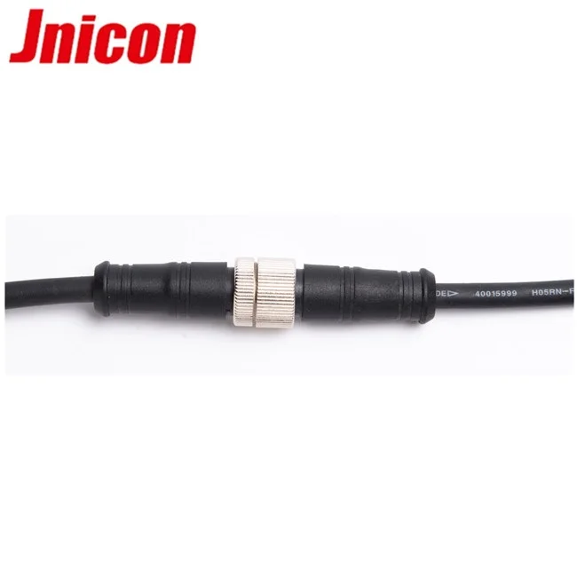 Black Plastic Waterproof Cable Connectors IP67 outdoor cable junction box connector with male female plug
