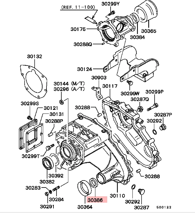 Transfer Output Shaft Oil Seal For Mitsubishi Triton L200 K57t K72t