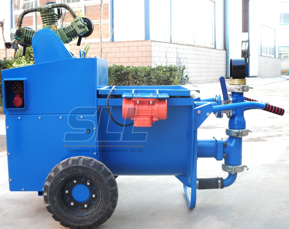 Ready Mixed Mortar Gypsum Cement Spraying Machine Wet Spray Machine Concrete Spray Pump With