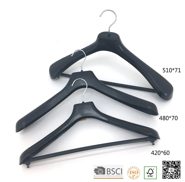 P66 Wheat Recycle Plastic Colorful Clothes Storage Display Hangers With