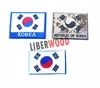 Fabric Cloth Armband badge Hook&Loop Embroidered South Korea Flag Patch Tactical national Flag Military morale patches STOCK