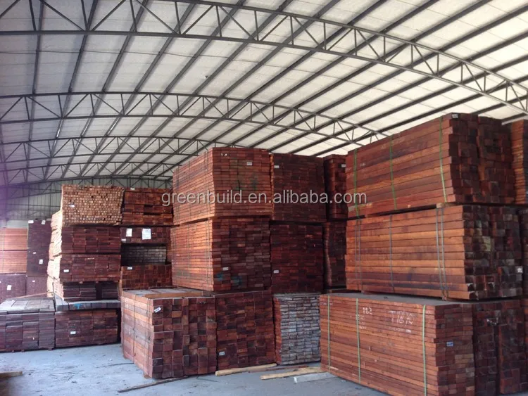 Factory Supply Distressed Outdoor Patio Solid IPE Wood Decking Floor