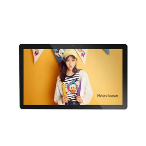 15.6 inch Wall Mounted Android Advertising Display Network Connectivity