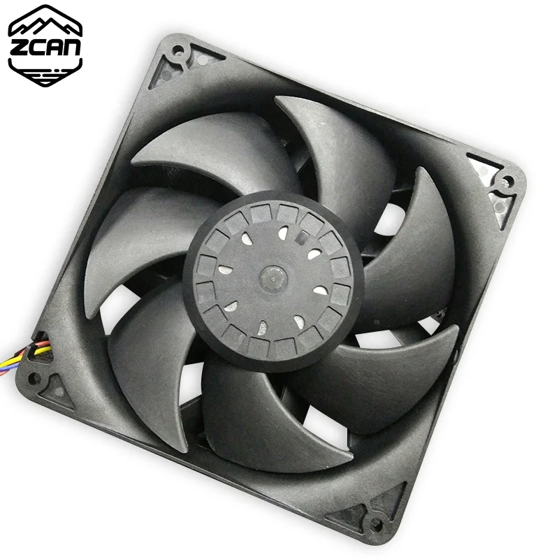 

Zaycan Factory Wholesale 14038 Cooling Fan 140x140x38mm 7000RPM DC12v Server Cooler, Black
