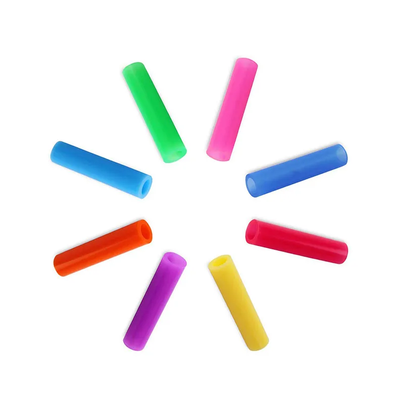 

Customized Reusable Removable Multicolor Silicone Tips for 6mm 8mm 12mm Stainless Steel Straws