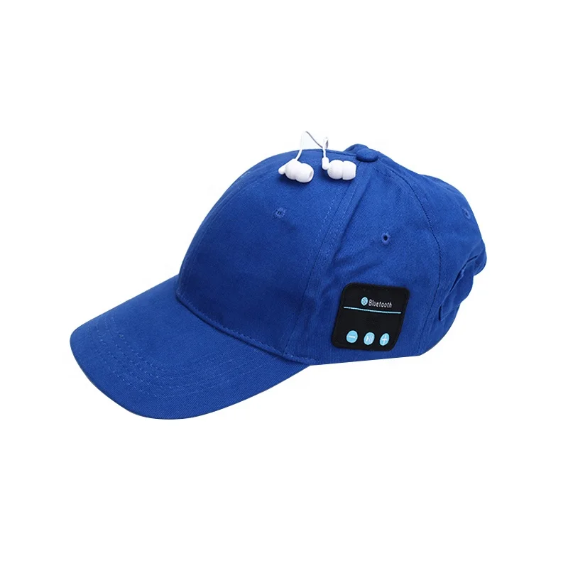 Manufacturer wholesale unisex outdoor sun stereo music cap sport headphone wireless music hat