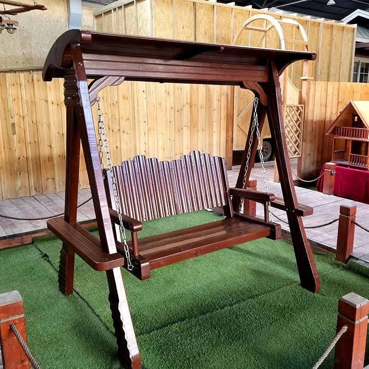 Custom made luxury European style outdoor swings patio two seat