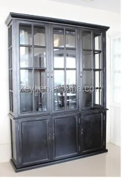 Antique Home Useful Living Room And Study Room Black Wooden And