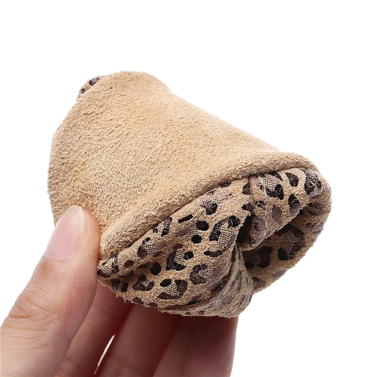 
High Quality Baby Shoes Leopard Newborn Genuine Leather Baby Moccasins Shoes First Walker Soft Sole Fashion Crib Baby Boy Shoes 