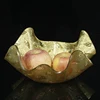 Gold glass table fruit acrylic food sampling displays