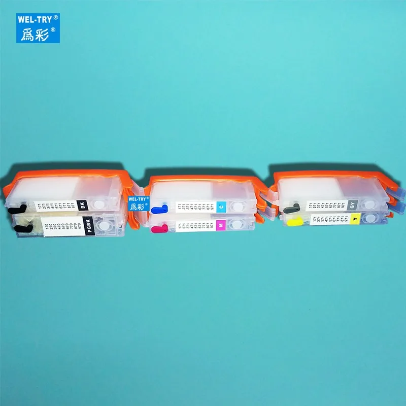 6color 870 871 Pgi 870 Pgbk Cli 871 Refillable Ink Cartridge For Canon Pixma Mg7780 Mg60 Mg5780 With Chip Buy Rechargeable Ink Cartridge Refillable Ink Cartridges Arc Chip Product On Alibaba Com