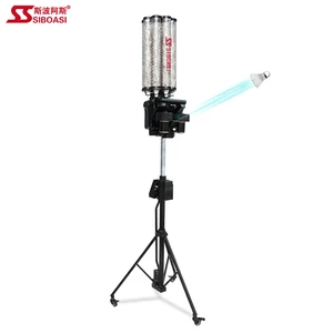 China supplier Best selling SIBOASI Badminton shuttlecock feeder machine with battery S4025