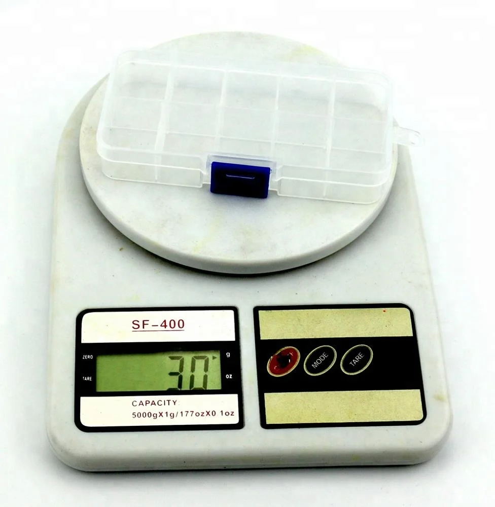 
Hengjia 10 grids storage box transparent bait fishing box fishing tackle 