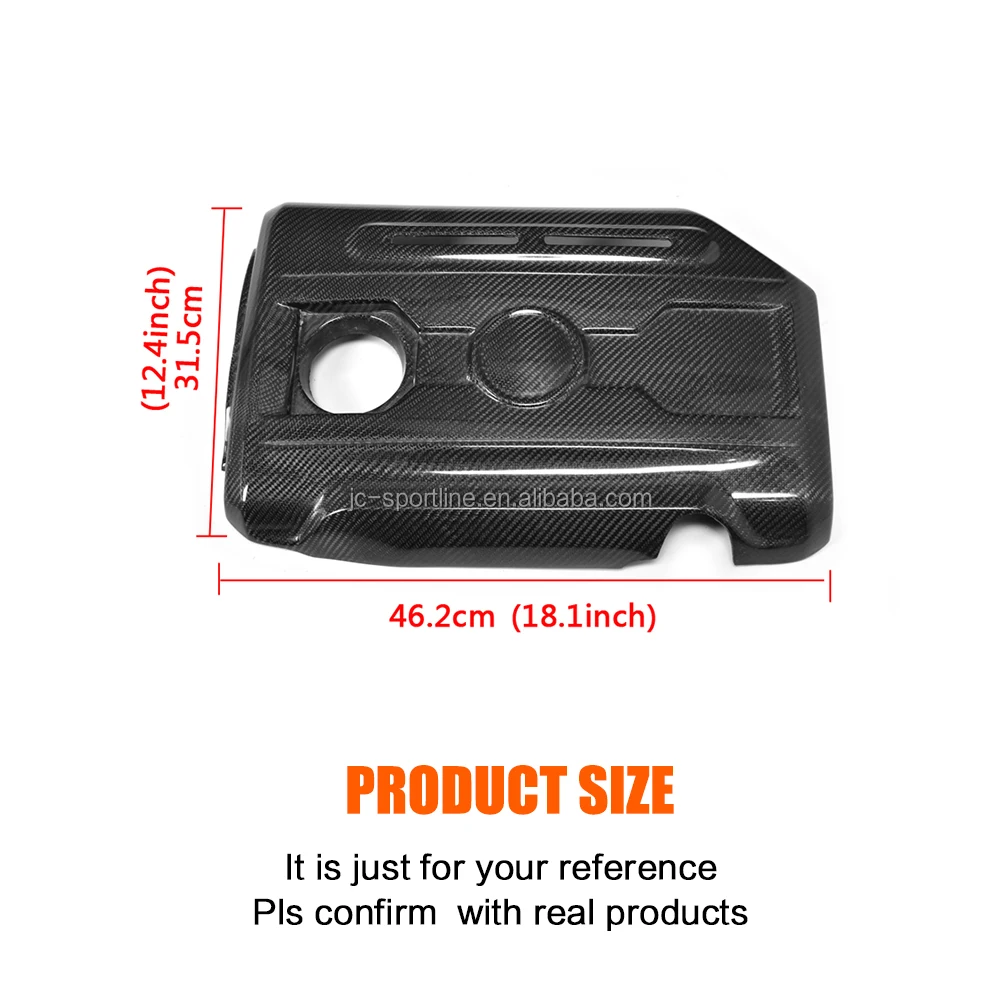 Carbon Fiber Replacement Engine Valve Cover For Vw Golf Vi 6 Mk6 Gti