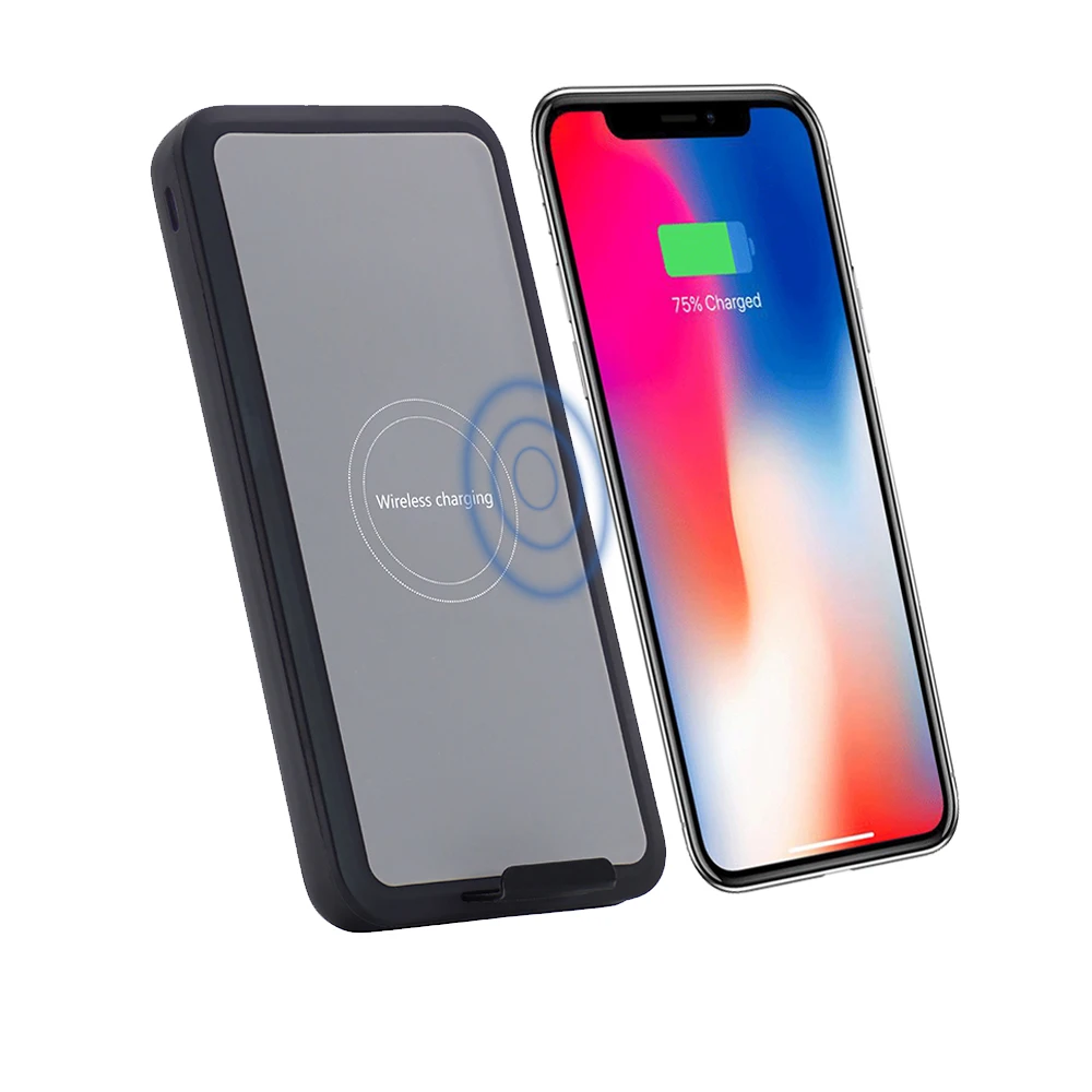 

Chinese Factory 3 in 1 portable Wireless Charger 10W 10000mah Table Charger for Mobile Phone for iPhone 12 for Air Pods, Black, white, gray and costomized