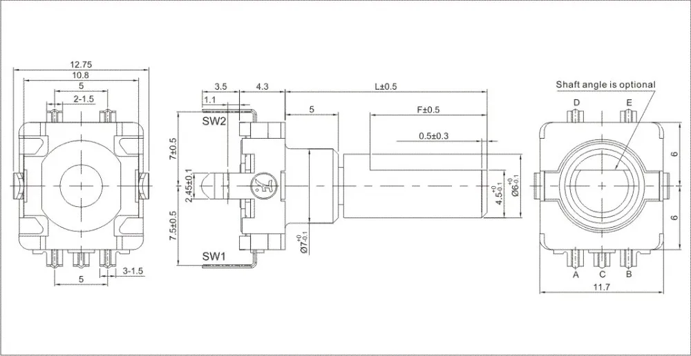 F11et Series Rotary Shaft Encoder Incremental Type High Accuracy