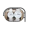 Round double display Refresh 1920hz WIFI control IP65 waterproof sign Supermarket stall LOGO led screen.