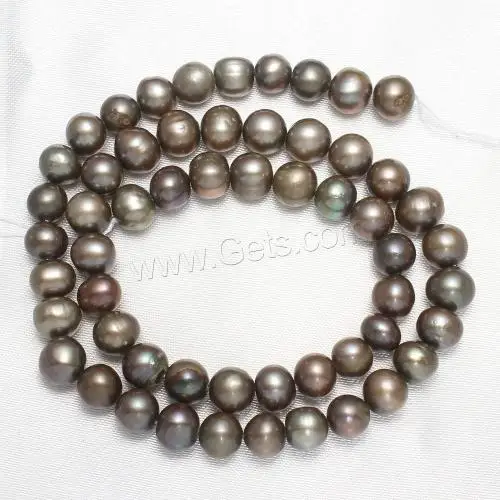 Natural Pearl Price 7 - 8 Mm Photo Shape Grey Color Loose Pearls Beads ...