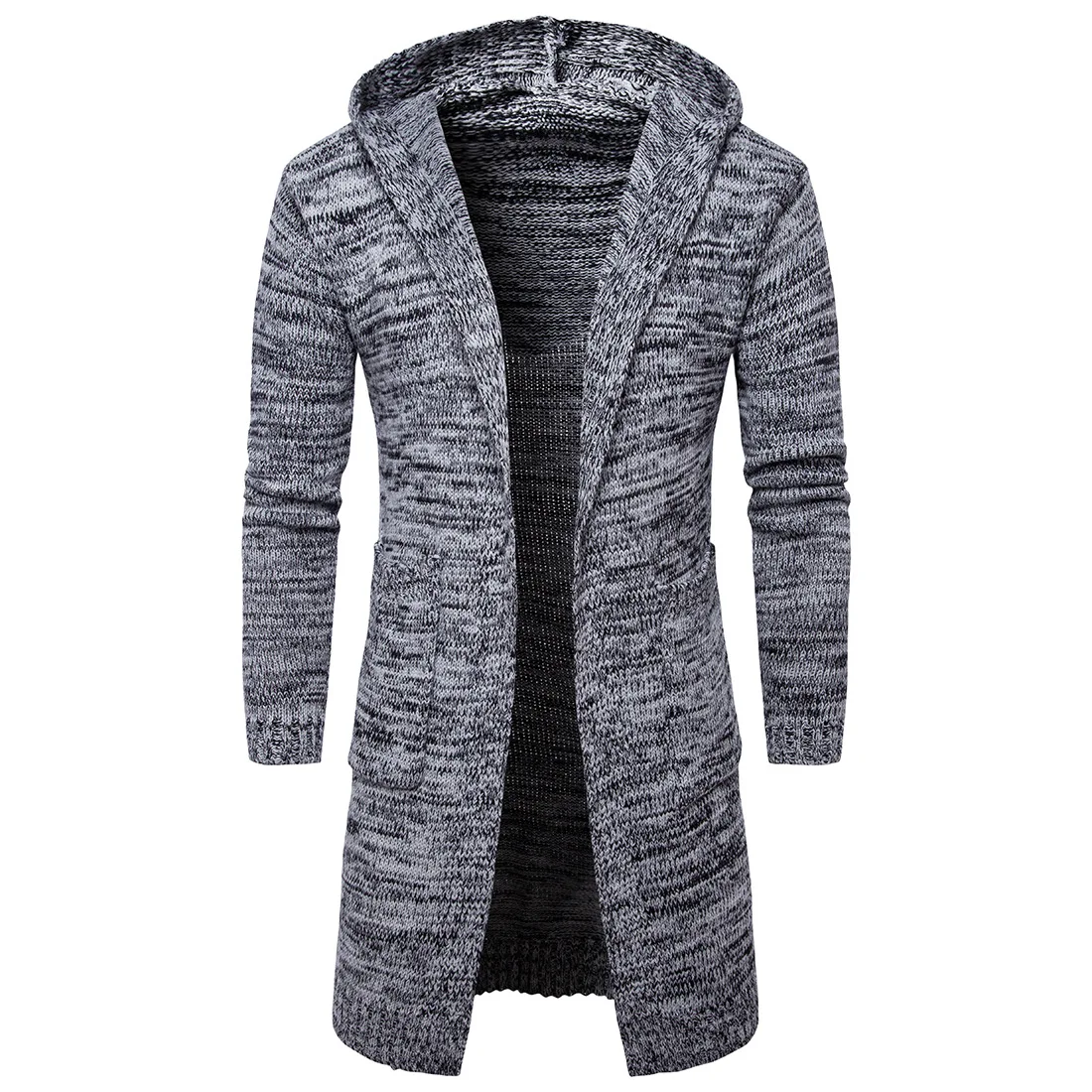 Вязаное пальто для мужчины
