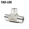 YAD-LOK 2018 High Quality Carbon Steel Threaded Reducing Pipe Fittings Tee