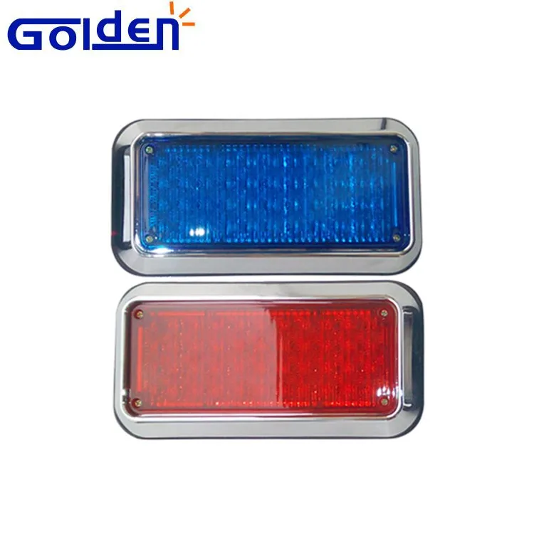 Emergency Surface Mount Led Red Square Ambulance Flashing Light Buy