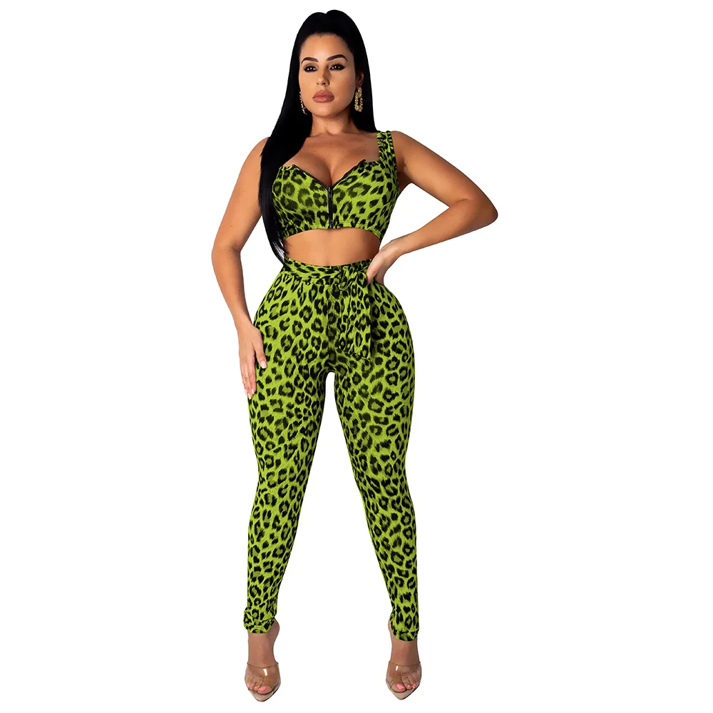 

90510-MX11 Sexy Bandage Simple Green Jumpsuits For Women
