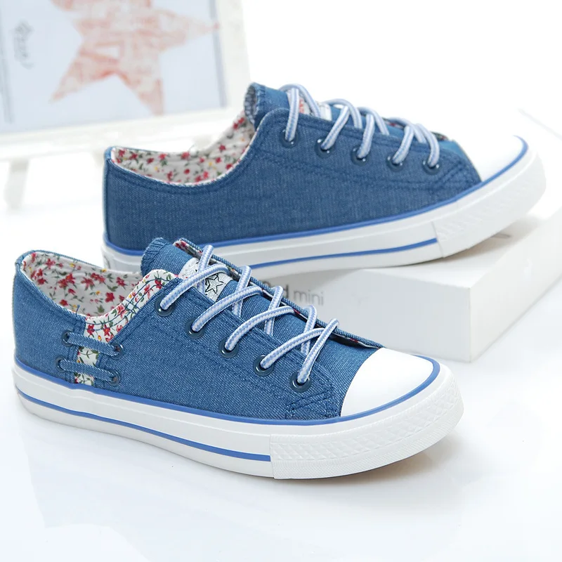 sapato de lona feminino