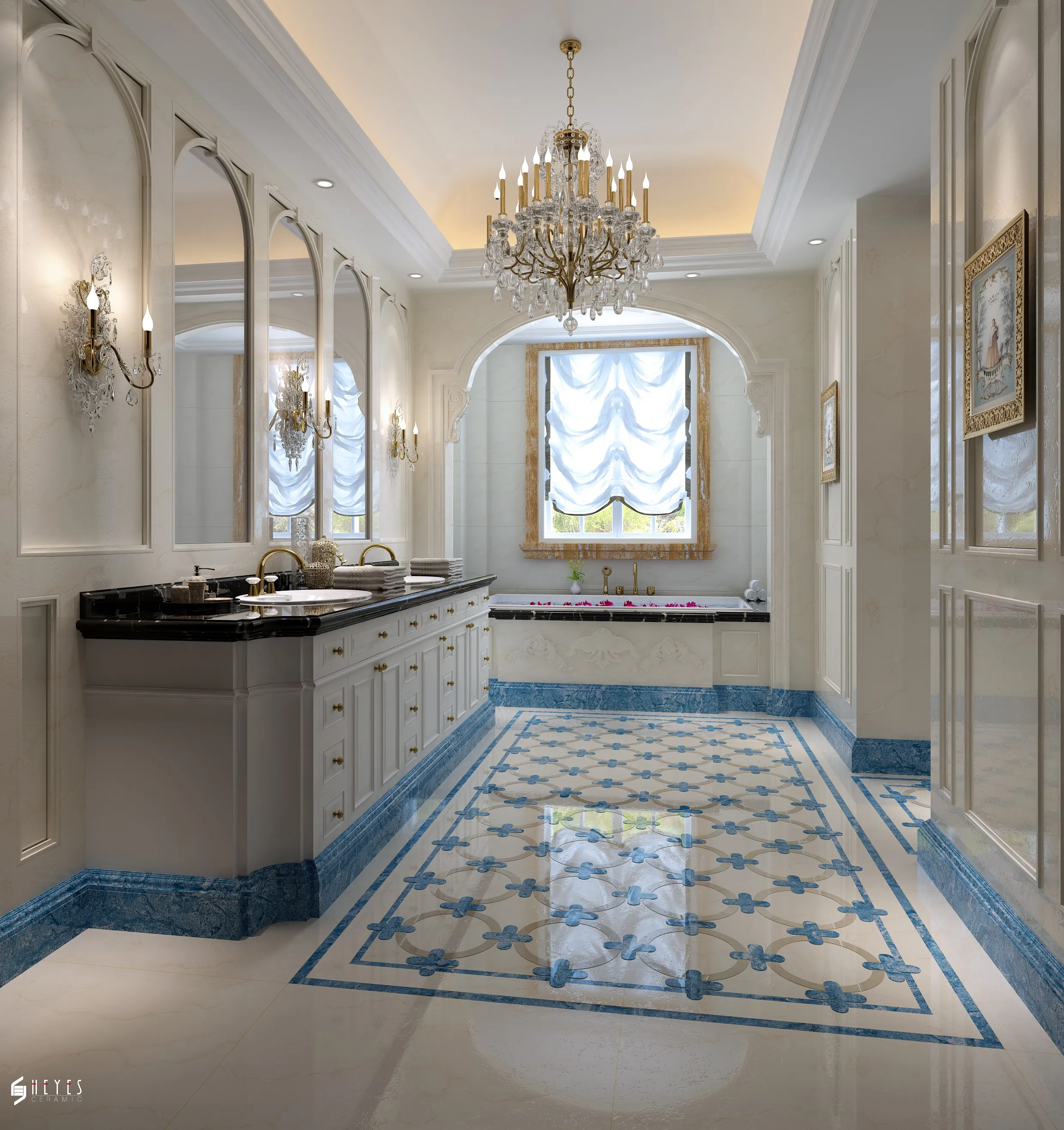 Kitchen Backsplash Tile Polished Porcelain Bathroom Floor Tiles