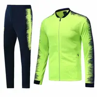 

new 2018 19 football club tracksuit wholesale soccer jacket pants top thai quality