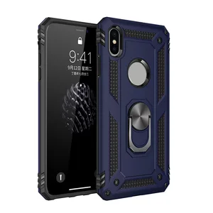 A021 2018 Hybrid 3 in 1 Shockproof for Iphone Xs Max XI PLUS 11 Case Cell Phone Case With Finger Ring Stand