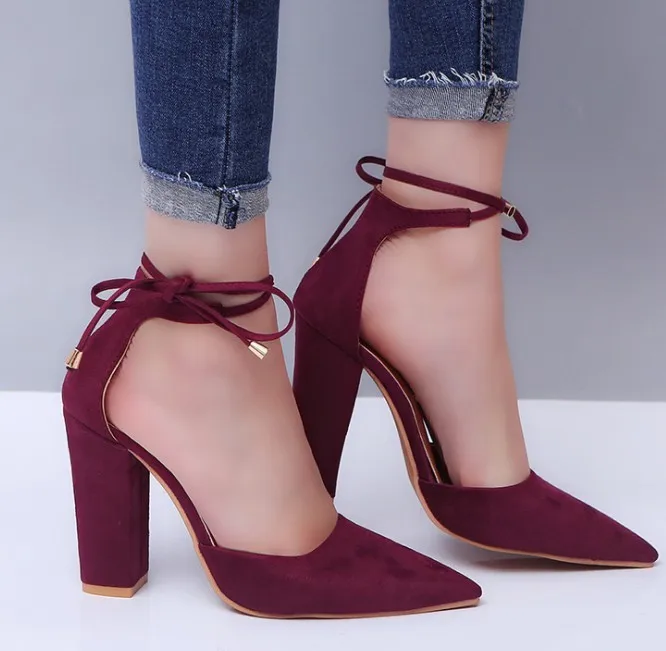 Up-01a New Model Women Shoes Large Size High Heel Shoes 2018 - Buy ...