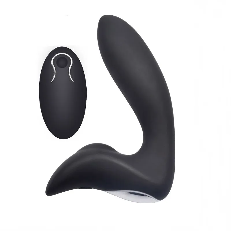 

Waterproof Silicone Multiple Speeds Powerful Male Strong Vibrating Prostate Wand Massage Vibrator For Men, Black, purple