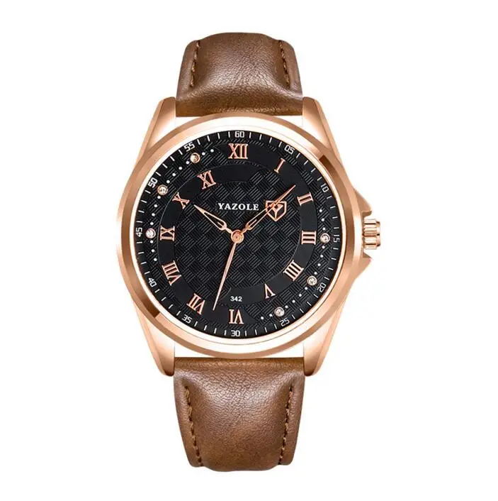 

Fashion Men's Date Leather Stainless Steel Military Sport Quartz Wrist Watch