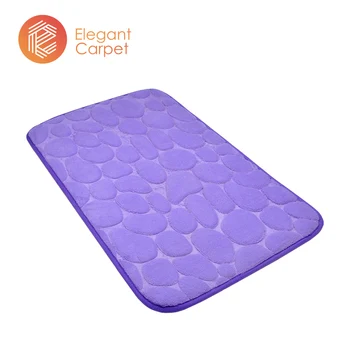 Wholesale Stone Design Slow Rebound Gel Anti Skid Latex Bath Mat