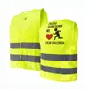 KV01B Factory Price Custom High Visibility School Children Kid Hi Vis Reflective Safety Vest For Children Kid