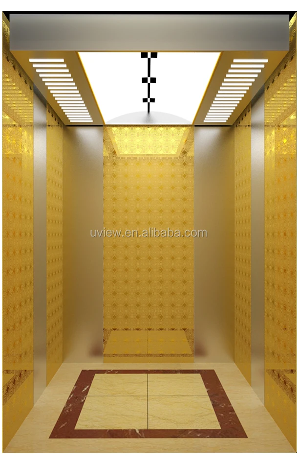 
Stainless steel elevator lift cabin design 