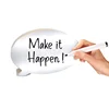 Cloud hand writing speech bubble light box led with dry erase markers