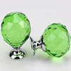 30mm round knob crystal ball handle color transparent drawer cabinet closet door small handle hardware single hole handle