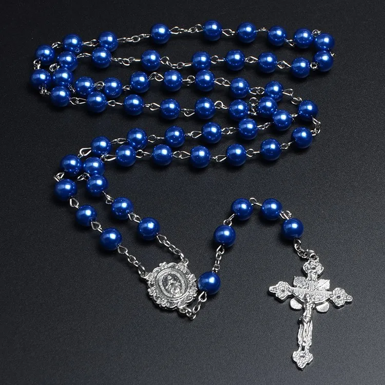 

YIWU Factory 8mm Imitation Pearl beads Religion Rosary For Prayer