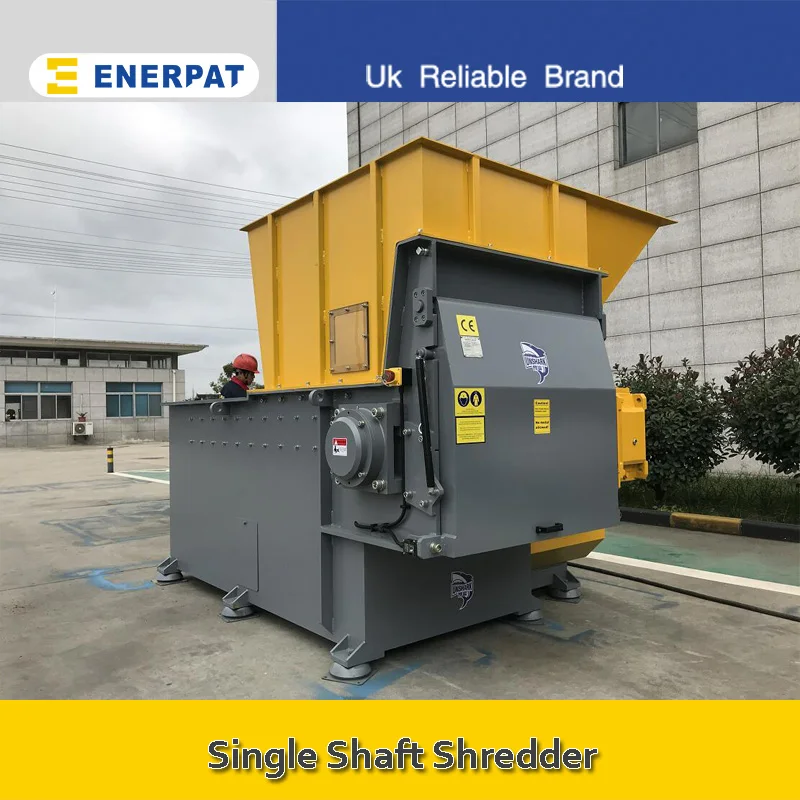 High Quality Chemical Barrels Single Shaft Shredder Factory