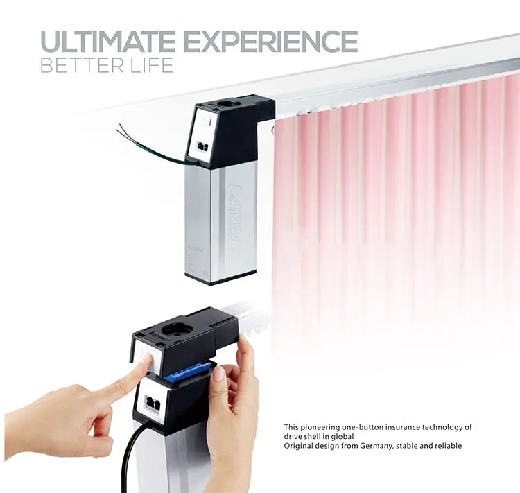 Automation Smart Motorized Rail Curtain Blinds Motor For Window Buy