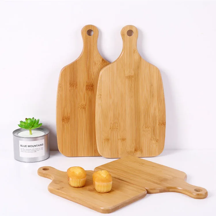 

High Quality Irregular Shape Wooden Bamboo Chopping Boards Pizza Wooden Serving Board