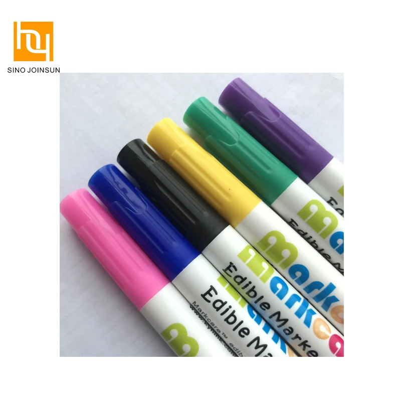 6 Markers Food Grade Children Safe Edible Markers Buy Edible Markers
