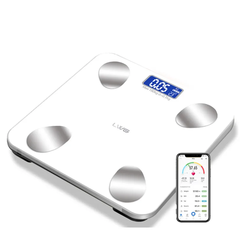 

Wireless smart bathroom smart fat multi-function body weight healthcare scale for home, Customizable