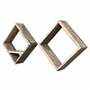 Creative Design Cube Natural Solid Wooden Wall Shelf